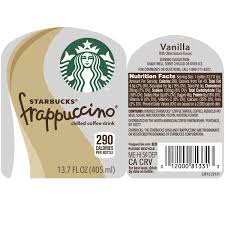 starbucks frappuccino vanilla iced