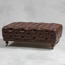 Chesterfield Vintage Leather Footstool