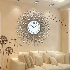 Round Diamond Wall Clock