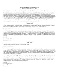 9 Personal Recommendation Letter Examples Pdf