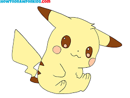 how to draw cute pikachu easy drawing
