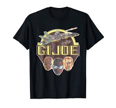 Amazon Com G I Joe Battle Faces Logo T Shirt Clothing
