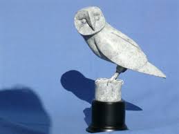 Lifelike Bronze Perched Bird Sculpture