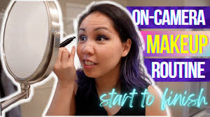 my on camera makeup routine from start