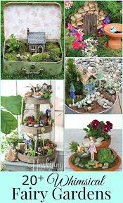 You can learn how to make a fairy garden of your own with just a few basic elements by following specific projects and using helpful tips. Tons Of Diy Fairy Garden Ideas Including Many Unique And Easy To Make Miniature Accessories Fa Fairy Garden Pictures Fairy Garden Accessories Fairy Garden Diy