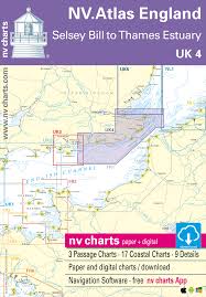 Nv Charts Uk 4 Nv Atlas England Selsey Bill To London
