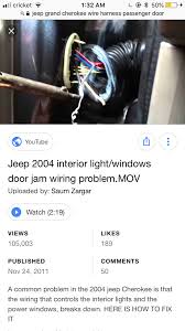 With the door open, lift the door until their hinge pins clear the hinges. Jeep Grand Cherokee Questions 2003 Jeep Grand Cherokee Laredo 4wd Windows Door Locks Not Working Cargurus