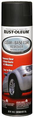 rust oleum clear and base coat remover