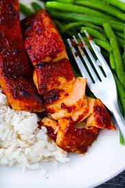 oven baked bbq salmon two ings