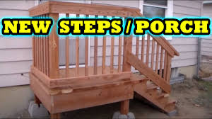 porch steps deck home depot diy