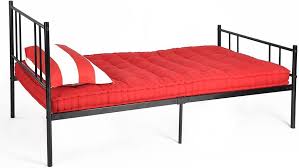 dorafair single bed frame 3ft metal
