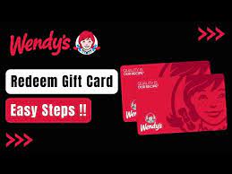 how to redeem wendy s gift card you