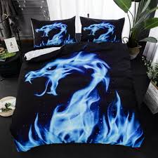 3d art fire and ice dragon bedding