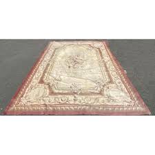 a large aubusson style tapestry carpet