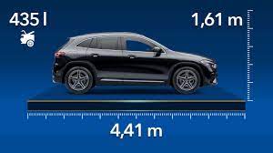 mercedes benz gla dimensions and boot