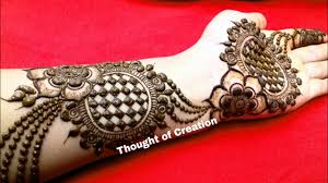 new jewellery mehndi design for hands