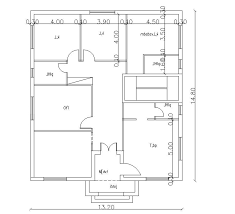 Autocad House Ground Floor Plan Dwg