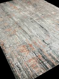 modern carpet 230x160 gray saumon l