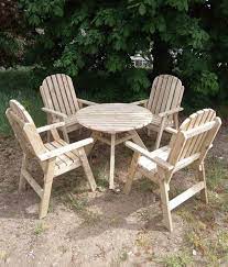 Raph S Garden Round Picnic Table And 4