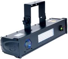 Fusion Fx Bar 5 Led Laser Moonflower Strobe American Dj Light With Arriba Bag Dmx Cable