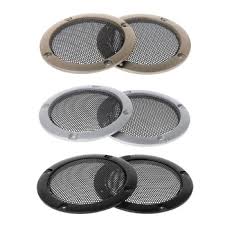 Instructions for making speaker grills featuring several different kinds of materials and techniques. 2pcs Speaker Grills 3 Protective Subwoofer Frame Grille Cover Steel Mesh Decorative Circle Diy Accessories Jan 12 Buy At The Price Of 0 78 In Aliexpress Com Imall Com