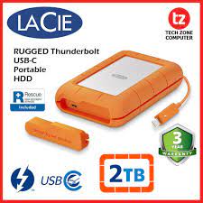 lacie rugged thunderbolt usb c usb 3