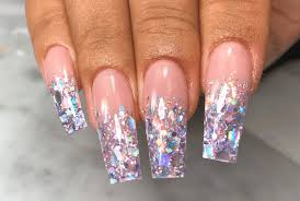 glitter ombre nails inspiration and