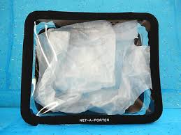 net a porter large clear pvc makeup bag