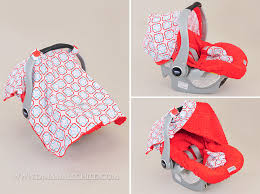 Tyler Red Blue Car Seat Carrier Cover