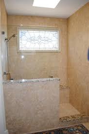 Half Wall Shower Bathroom Remodel