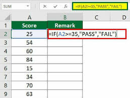 how to use formula for grade in excel