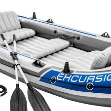 intex excursion 5 inflatable boat white