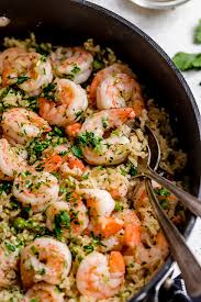 30 minute shrimp peas and rice a