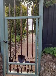 Garden Gates Made With Garden Tools