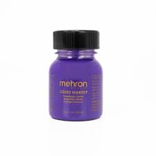 mehron liquid makeup purple 30 ml