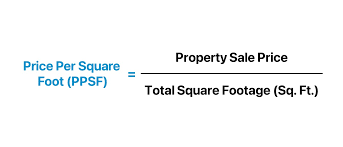 per square foot ppsf formula