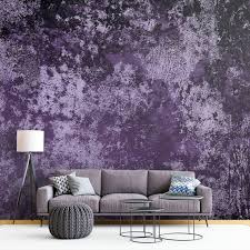 Buy Concrete Texture Wall Mural Purple