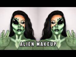 alien makeup tutorial halloween 2020