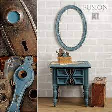 fusion mineral paint homestead blue