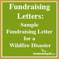 sle fundraising letter wildfire