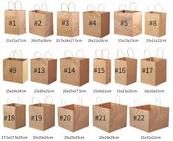 Customized Logo Prinitg Brown Kraft Shopping Paper Oilproof Packaging Bags With Handle Buy Kraft Paper Bag Brown Paper Bag With Handle Kraft Paper