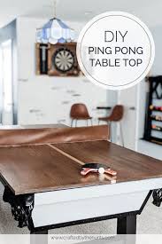 Make sure your table base can support the weight of a mosaic table top. How To Make A Ping Pong Table Top For A Pool Table