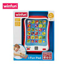 Đồ chơi Ipad nhiều chế độ học tập thông minh cho bé: học chữ, hình khối, đồ  vật, âm thanh Winfun 2271