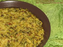 moong dal palak khichdi cooked in