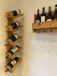 Upcycled Wooden Wine Rack