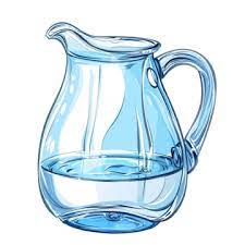 Glass Water Pitcher Cartoon Glass