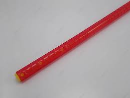 plastic zip pack sealing rod red color