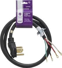 My husband and i were wondering how many amps that an electric dryer pulls. Smart Choice 6 30 Amp 4 Prong Dryer Cord With Eyelet Terminals Black 5305510955 Best Buy