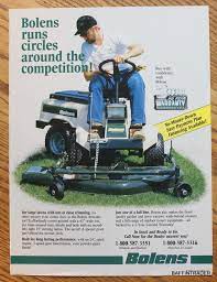 print ad 1989 bolens garden tractor