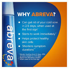 abreva cold sore treatment docosanol 10